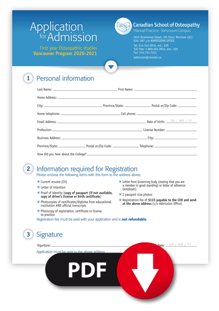 CSO Application form